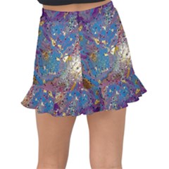 Fishtail Mini Chiffon Skirt 
