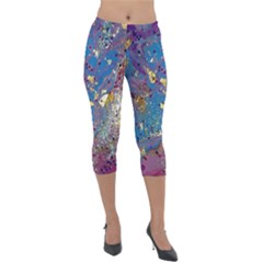 Lightweight Velour Capri Leggings  