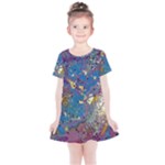 My Pour Cup Painting CBDOilPrincess 39c14ab4-d2f3-4895-bea3-ecf855918dd6 Kids  Simple Cotton Dress