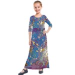 My Pour Cup Painting CBDOilPrincess 39c14ab4-d2f3-4895-bea3-ecf855918dd6 Kids  Quarter Sleeve Maxi Dress