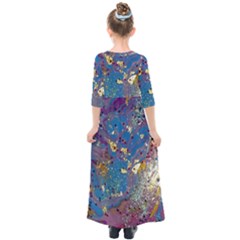Kids  Quarter Sleeve Maxi Dress 