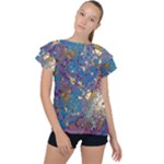 My Pour Cup Painting CBDOilPrincess 39c14ab4-d2f3-4895-bea3-ecf855918dd6 Ruffle Collar Chiffon Blouse