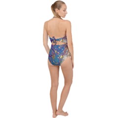 Scallop Top Cut Out Swimsuit 
