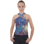 My Pour Cup Painting CBDOilPrincess 39c14ab4-d2f3-4895-bea3-ecf855918dd6 Cross Neck Velour Top