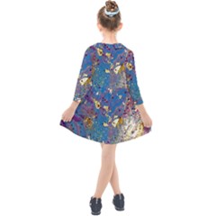 Kids  Quarter Sleeve Shirt Dress 