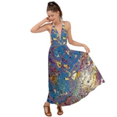 Backless Maxi Beach Dress 