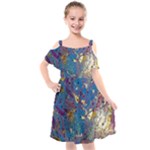 My Pour Cup Painting CBDOilPrincess 39c14ab4-d2f3-4895-bea3-ecf855918dd6 Kids  Cut Out Shoulders Chiffon Dress