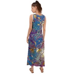 V-Neck Chiffon Maxi Dress 