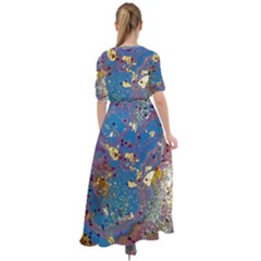 Waist Tie Boho Maxi Dress 