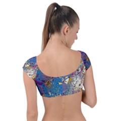 Cap Sleeve Ring Bikini Top 