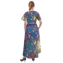 Front Wrap High Low Dress 