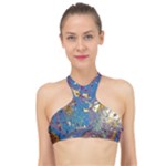 My Pour Cup Painting CBDOilPrincess 39c14ab4-d2f3-4895-bea3-ecf855918dd6 High Neck Bikini Top