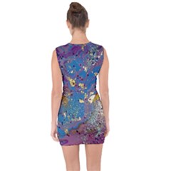 Lace Up Front Bodycon Dress 