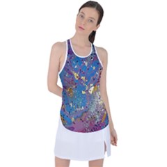 Racer Back Mesh Tank Top 