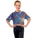 My Pour Cup Painting CBDOilPrincess 39c14ab4-d2f3-4895-bea3-ecf855918dd6 Kids Mock Neck Tee