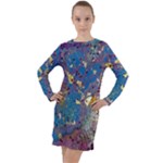 My Pour Cup Painting CBDOilPrincess 39c14ab4-d2f3-4895-bea3-ecf855918dd6 Long Sleeve Hoodie Dress