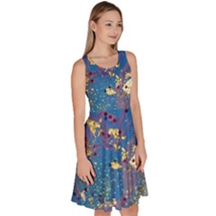 Knee Length Skater Dress With Pockets 