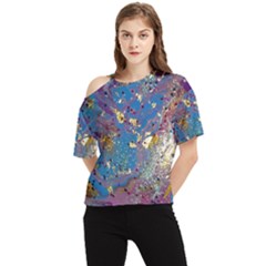 One Shoulder Cut Out T-Shirt 