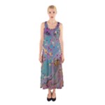 My Pour Cup Painting CBDOilPrincess E675363f-9066-4fc0-b5e7-9ca642760b58 Sleeveless Maxi Dress