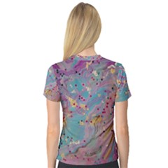 V-Neck Sport Mesh T-Shirt 
