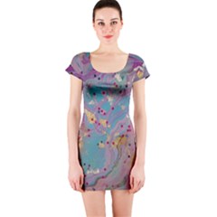 Short Sleeve Bodycon Dress Front Short Sleeve Bodycon Dress Front