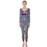 My Pour Cup Painting CBDOilPrincess E675363f-9066-4fc0-b5e7-9ca642760b58 Long Sleeve Catsuit
