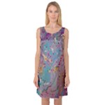 My Pour Cup Painting CBDOilPrincess E675363f-9066-4fc0-b5e7-9ca642760b58 Sleeveless Satin Nightdress