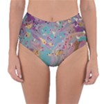 My Pour Cup Painting CBDOilPrincess E675363f-9066-4fc0-b5e7-9ca642760b58 Reversible High-Waist Bikini Bottoms