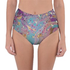 Reversible High-Waist Bikini Bottoms 