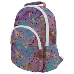 Rounded Multi Pocket Backpack 