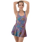 My Pour Cup Painting CBDOilPrincess E675363f-9066-4fc0-b5e7-9ca642760b58 Ruffle Top Dress Swimsuit