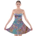 My Pour Cup Painting CBDOilPrincess E675363f-9066-4fc0-b5e7-9ca642760b58 Strapless Bra Top Dress