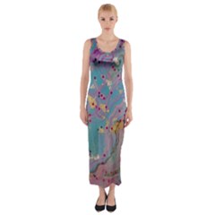 Fitted Maxi Dress 