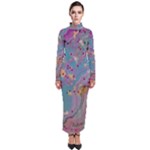 My Pour Cup Painting CBDOilPrincess E675363f-9066-4fc0-b5e7-9ca642760b58 Turtleneck Maxi Dress