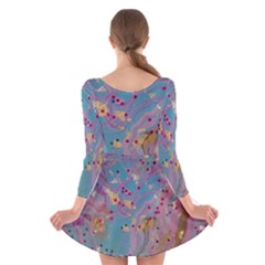 Long Sleeve Velvet Skater Dress 