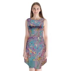 Sleeveless Chiffon Dress   
