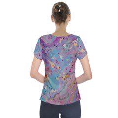 Short Sleeve Front Detail Top 