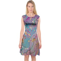Capsleeve Midi Dress 
