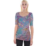 My Pour Cup Painting CBDOilPrincess E675363f-9066-4fc0-b5e7-9ca642760b58 Wide Neckline Tee