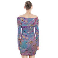 Long Sleeve Off Shoulder Dress 