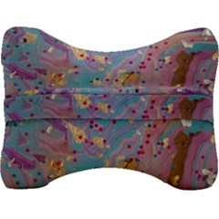 Velour Seat Head Rest Cushion 