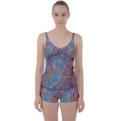 Tie Front Two Piece Tankini 
