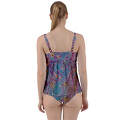Twist Front Tankini Set 
