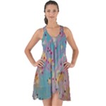 My Pour Cup Painting CBDOilPrincess E675363f-9066-4fc0-b5e7-9ca642760b58 Show Some Back Chiffon Dress