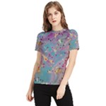 My Pour Cup Painting CBDOilPrincess E675363f-9066-4fc0-b5e7-9ca642760b58 Women s Short Sleeve Rash Guard