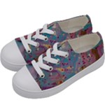 My Pour Cup Painting CBDOilPrincess E675363f-9066-4fc0-b5e7-9ca642760b58 Kids  Low Top Canvas Sneakers
