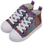 My Pour Cup Painting CBDOilPrincess E675363f-9066-4fc0-b5e7-9ca642760b58 Kids  Mid-Top Canvas Sneakers