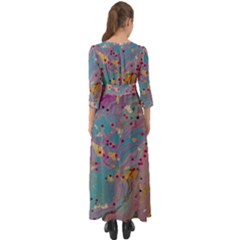 Button Up Boho Maxi Dress 