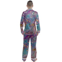 Men s Long Sleeve Satin Pajamas Set 