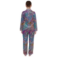 Women s Long Sleeve Satin Pajamas Set 